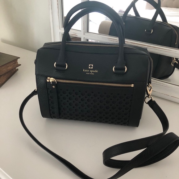 kate spade Handbags - Kate Spade Delaney Perri Bubbles Leather Satchel